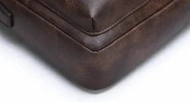 Men’s Business Briefcase – PU Leather Office Work Bag SF