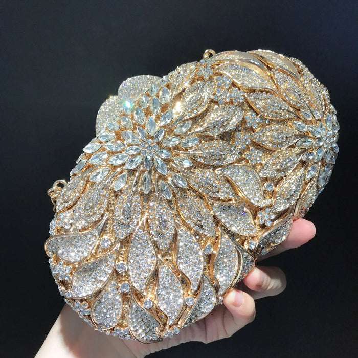 Beaded Luxury Clutch – Elegant Evening Statement SF