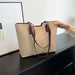 Luxurious Women’s Leather Shoulder Bag – Stylish Microfiber Synthetic Leather Casual Tote - Samanta Factory