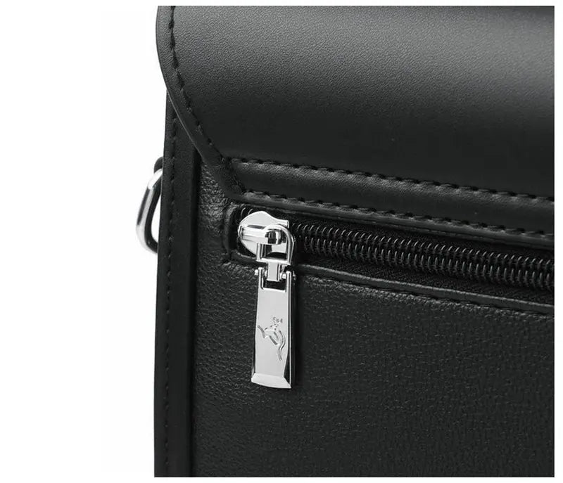 Men’s Business Briefcase – PU Leather Shoulder & Crossbody Bag SF