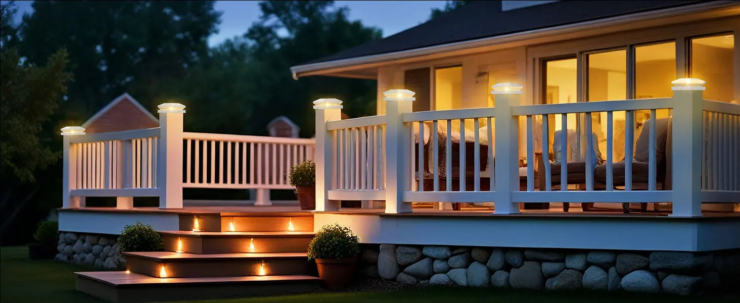 Solar Post Light – Bright LED Garden & Fence Lamp