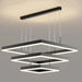 Modern LED Ring Pendant Light – Dimmable Multi-Color Ceiling Fixture for Living & Bedroom Spaces - Samanta Factory