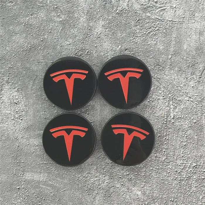 4PCS/Set 56MM GR Sport Emblem Wheel Center Hub Cap Car Rims Cover Hubcaps  For Tesla Model 3 Y X S - Samanta Factory