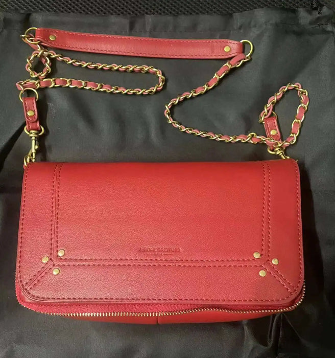 Women’s PU Box Bag – Casual Chain Shoulder Crossbody Bag