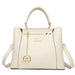 Women’s Soft PU Leather Handbag – Fashionable Casual Tote with Sequined Detail - Samanta Factory