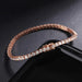 EWYA D Color Moissanite Tennis Bracelet 925 Silver 18K Gold - Samanta Factory