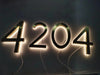 LED House Numbers – Backlit Stainless Steel Address Sign SF
