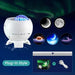 Galaxy Projector Night Light – 7-in-1 Aurora, Moon & Star Light with White Noise & Bluetooth Speaker - Samanta Factory