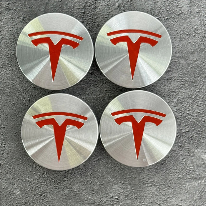 4PCS/Set 56MM GR Sport Emblem Wheel Center Hub Cap Car Rims Cover Hubcaps  For Tesla Model 3 Y X S - Samanta Factory