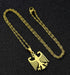 Eagle Pendant Necklace – Patriotic Unisex Chain SF