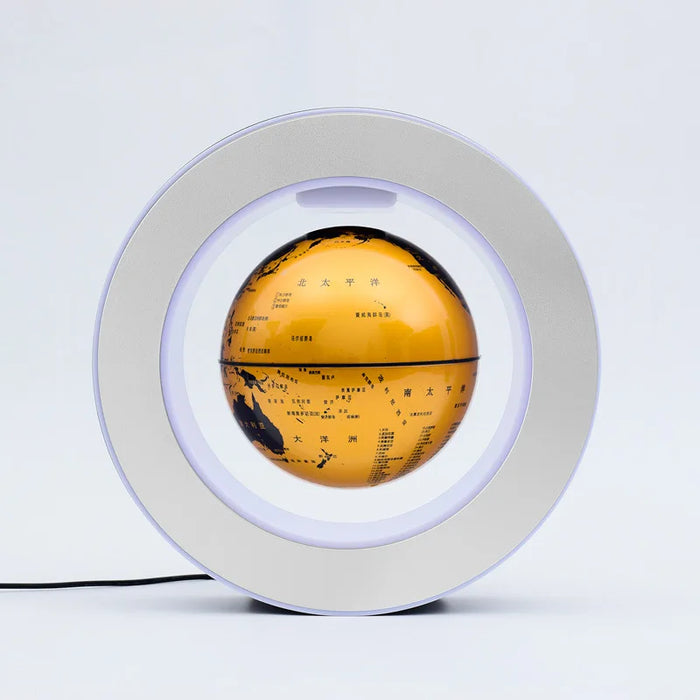 Floating Moon Globe Lamp – O-Type Magnetic Frame with LED Night Light