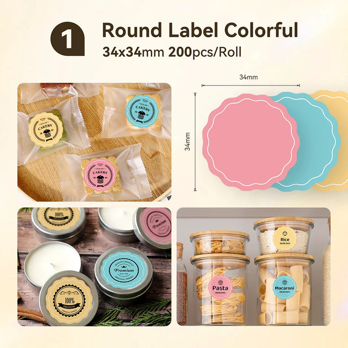 Thermal Label Maker – Bluetooth Portable Printing Samanta Factory