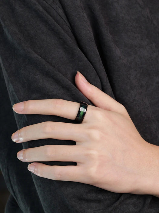 Tungsten Ring – Star Design with Custom Engraving SF