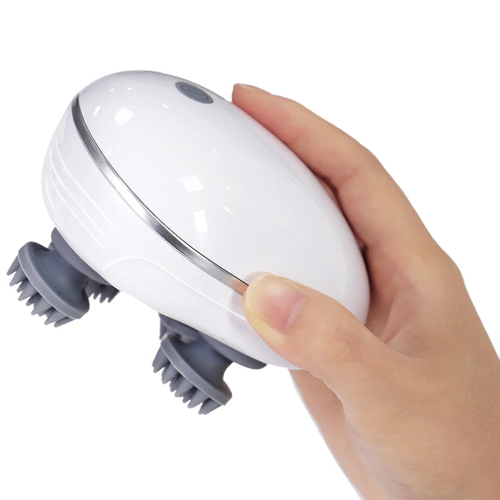 Electric Head Massager – 3D Kneading with 3 Modes for Stress Relief & Scalp Care