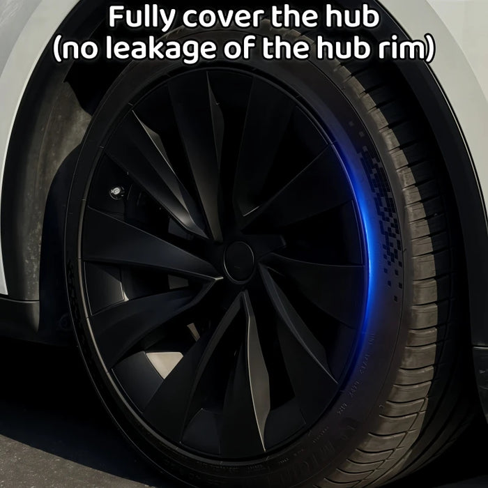 4PCS 20 Inch Wheel Cap For Tesla Model Y Juniper 2025 Automobile Performance Replacement Wheel Hubcap Full Rim Cover Accessories - Samanta Factory