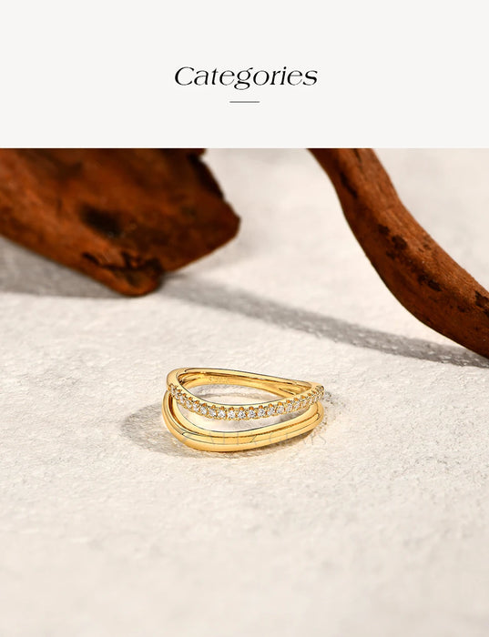 S925 Moissanite Ring – D-Color VVS1 Stone in 18K Gold Plating