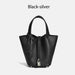 Cowhide Leather Bucket Bag – Soft Fashion for Four Seasons SF