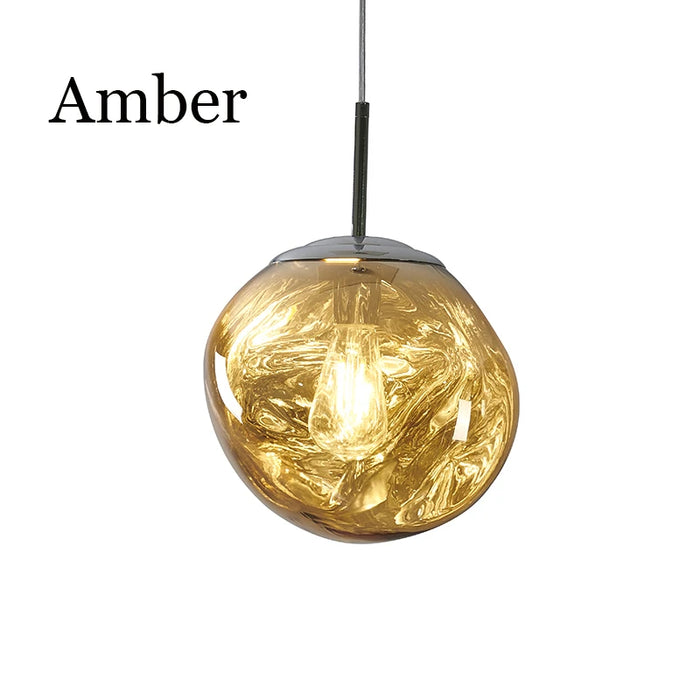Modern Pendant Light – Energy-Saving LED Cord Fixture with Iron Finish - Samanta Factory