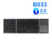 Foldable Bluetooth Keyboard – 81-Key Mini Wireless with Touchpad for iOS, Android & Windows SF