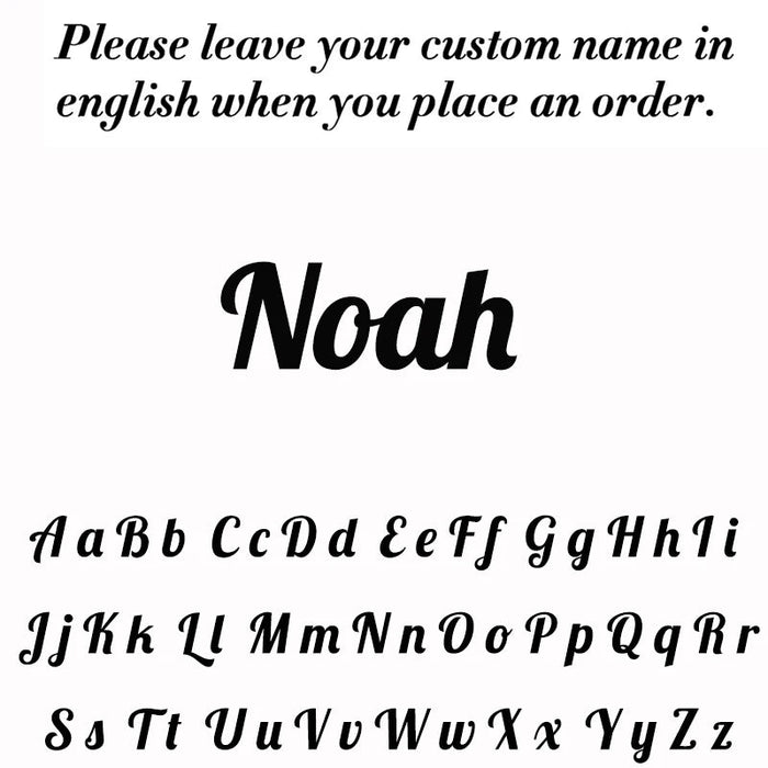 Custom Name Necklace – 18K Gold Plated Personalized Heart Pendant for Women SF