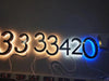LED House Numbers – Backlit Stainless Steel Address Sign SF