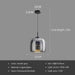 Pendant Light – Nordic Glass Design with Adjustable Height & Warm LED Illumination - Samanta Factory
