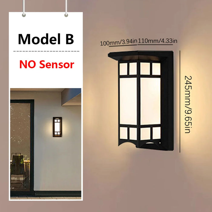 Modern LED Wall Light with Radar Motion Sensor – 16W/30W Waterproof IP55 ABS Lamp for Indoor & Outdoor Lighting - Samanta Factory