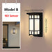 Modern LED Wall Light with Radar Motion Sensor – 16W/30W Waterproof IP55 ABS Lamp for Indoor & Outdoor Lighting - Samanta Factory