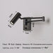 Modern Wall Lamp with Dimmable Switch – Rocker Arm Retractable LED Reading Light - Samanta Factory