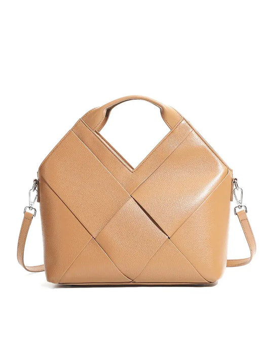 Cow Leather Shoulder Bag – Soft Satchel for Four Seasons SF