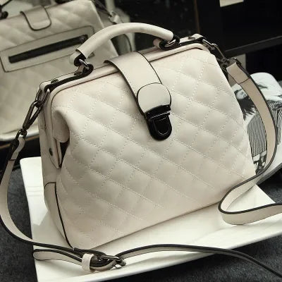 Women’s Shoulder & Crossbody Bag – Trendy Rhomboid Doctor Handbag