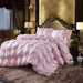 Goose Down Quilted Comforter – 100% Cotton All-Season Duvet, Breathable & Lightweight - Samanta Factory