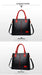 Women's Large Capacity PU Leather Tote Bag – Minimalist Urban Shoulder Bag SF
