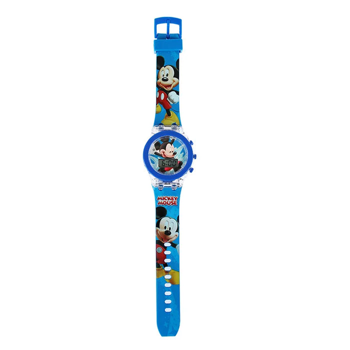 Cartoon Digital Kids Watch – Waterproof Flashing LED Light Watch for Girls & Boys