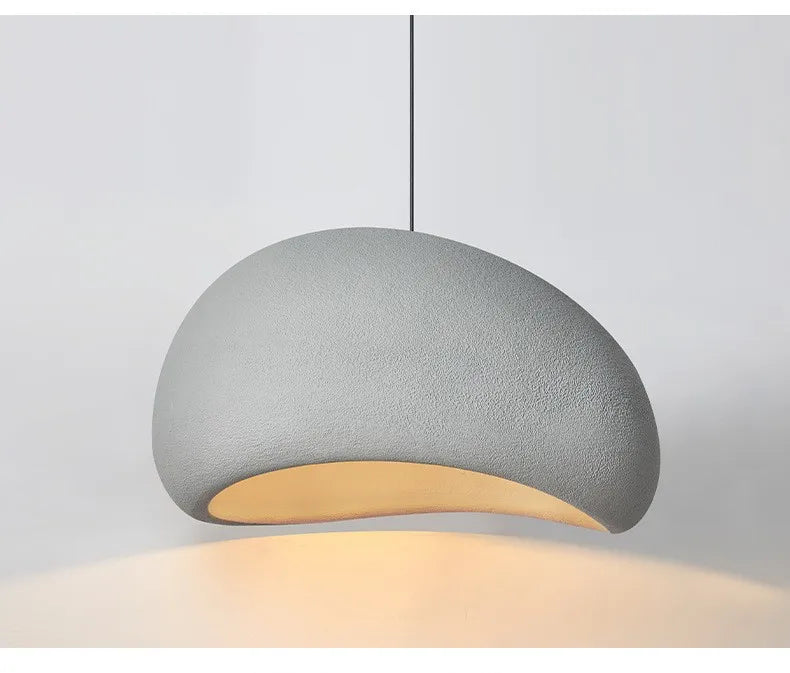 Nordic Wabi-Sabi 3-Lights Pendant Lamp – Minimalist E27 Hanging Ceiling Light for Dining & Living Rooms - Samanta Factory