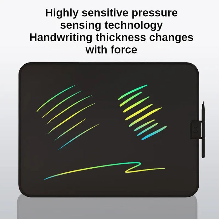 LCD Writing Tablet – Colorful Screen with One-Tap Erase & Pressure-Sensitive Drawing