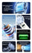 Portable Ice Cooling Handheld Fan – 5200mAh USB Rechargeable High-Speed Mini Fan Sf