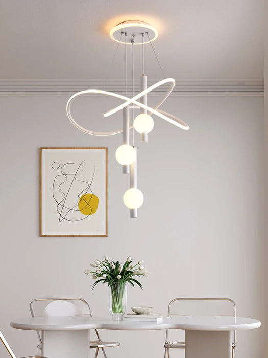 LED Crystal Pendant Light – 3 Color Modes with Remote Dimming SF