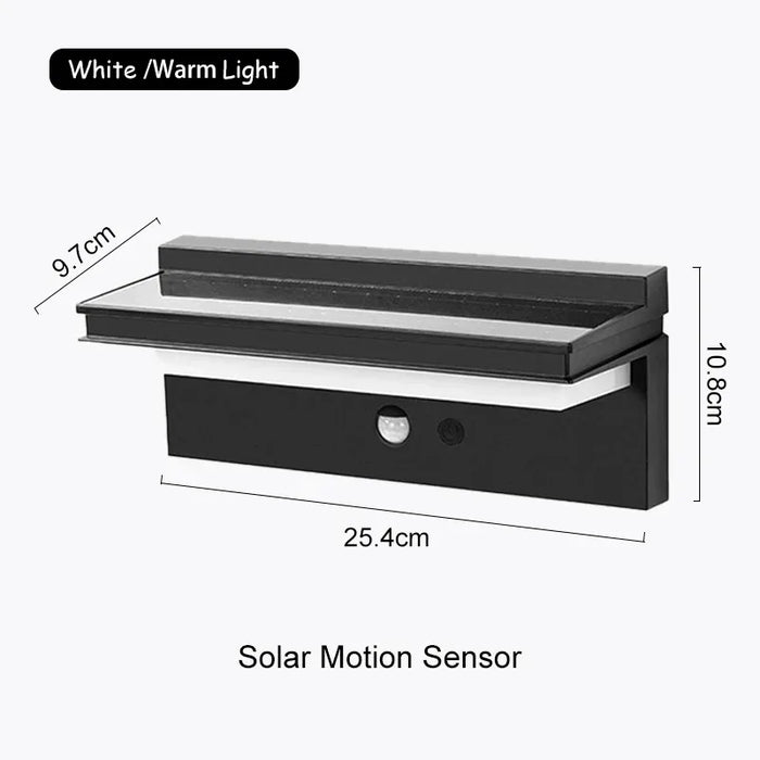 Solar Motion Sensor Wall Lamp – Waterproof Outdoor LED Lighting for Garden & Porch - Samanta Factory