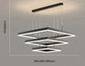 Modern LED Ring Pendant Light – Dimmable Multi-Color Ceiling Fixture for Living & Bedroom Spaces - Samanta Factory