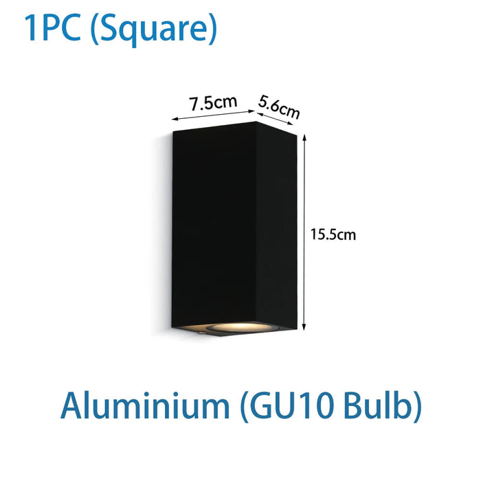 Modern LED Wall Lamp – Double Head Waterproof E27 Indoor Outdoor Lighting SF