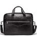 Leather Business Briefcase – Lightweight Men’s Work Tote Bag SF