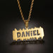 Custom Name Crown Necklace- Trendy Crown Name Necklace in Gold, Silver & Rose Gold SF