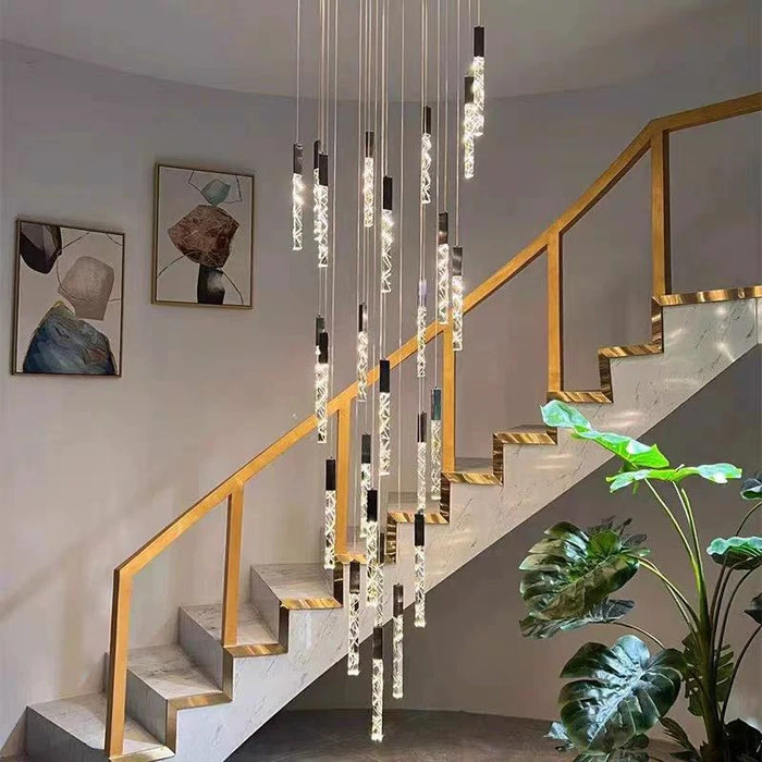 Modern Pendant Light – Luminous Acrylic with Brushed Aluminum Finish - Samanta Factory