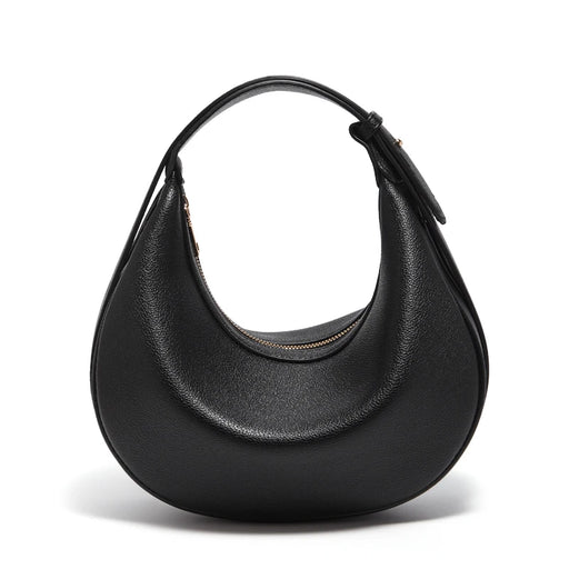 PU Leather Hobo Shoulder Bag with a solid design and spacious interior, ideal for everyday use and casual outings.