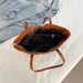 Luxurious Women’s Leather Shoulder Bag – Stylish Microfiber Synthetic Leather Casual Tote - Samanta Factory