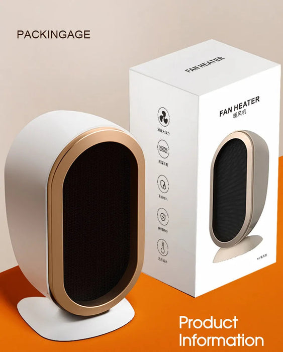 Mini Electric Space Heater – Adjustable Temperature & LED Display Samanta Factory