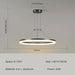 Modern LED Pendant Light – Adjustable Brightness & Color with Remote Control - Samanta Factory