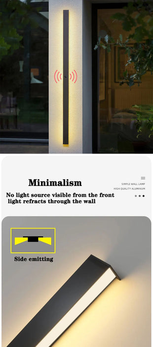 Motion Sensor LED Wall Lamp – Waterproof IP65 Outdoor Lighting for Porch, Garden & Villa - Samanta Factory