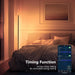 Modern RGBIC Smart Floor Lamp with 16M Colors, Music Sync & Remote App Control - Samanta Factory